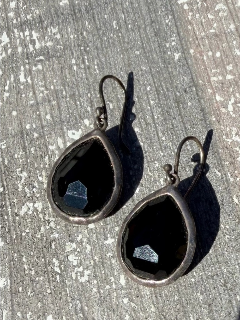 Ippolita Black Teardrop Dangle Earrings